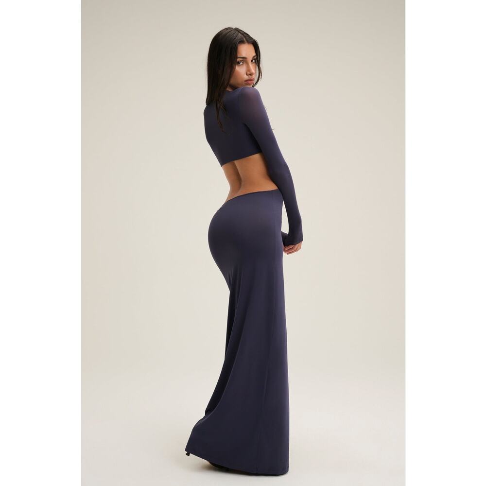 Cham NWT The Cher Long Sleeve Cut Out Maxi Dress Size XS/S - Picture 3 of 5